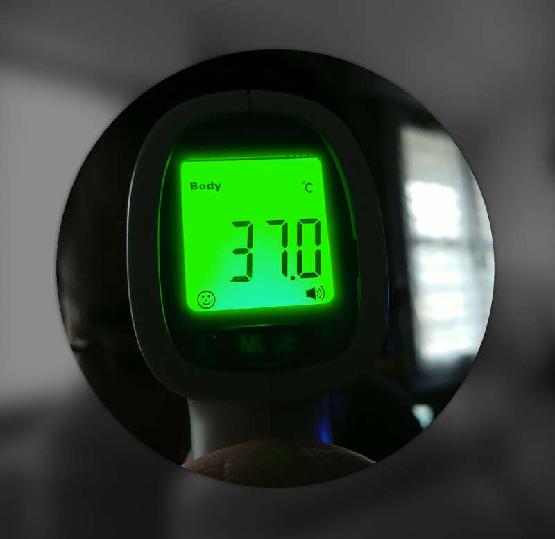Test du thermomètre Hetaida HTD8808 - temperature corporelle