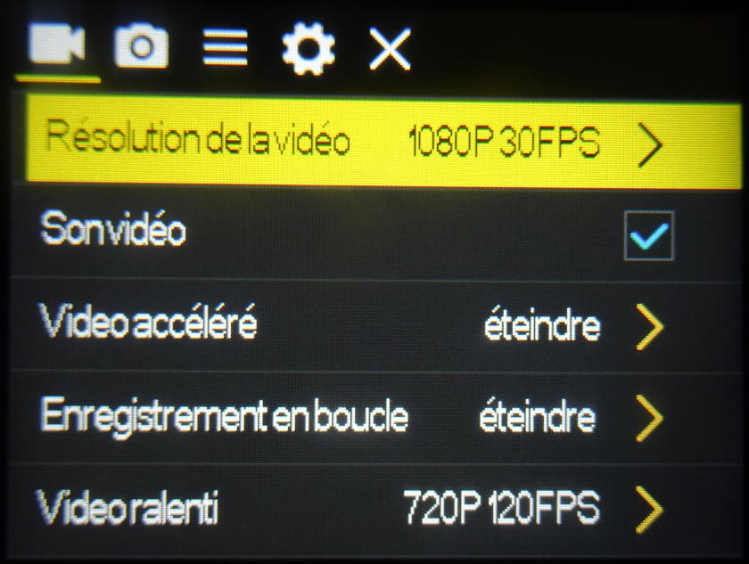 Elephone ELE Explorer 4K - menu film