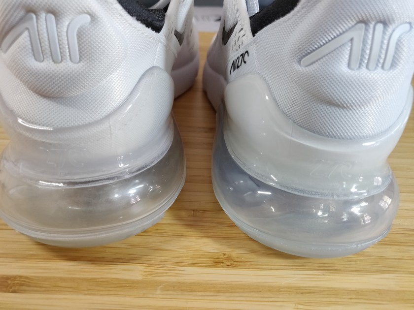 Nike Air max 270 vraies VS fausses colle bulles d'air