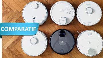 COMPARATIF des aspirateurs robots haut de gamme et pas cher