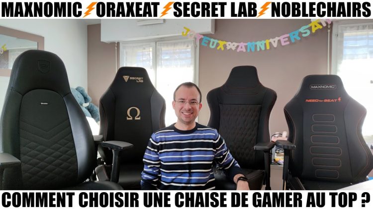 Comparatif des chaises de gaming haut de gamme