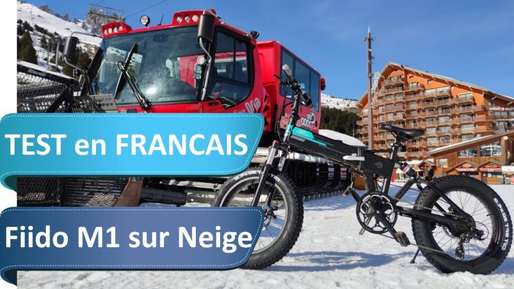 Le Fatbike Fiido M1 fonctionne-t-il sur de la neige ? (Test à Méribel)