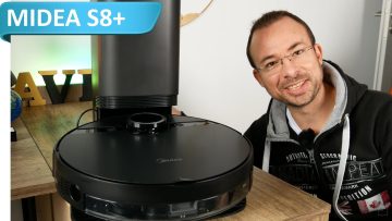 Midea S8+ – Collecteur de poussière, serpillière vibrante, LIDAR…