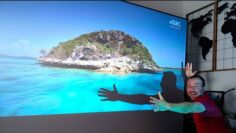 Test de lécran de projection motorisé Vividstorm S Electric Tension