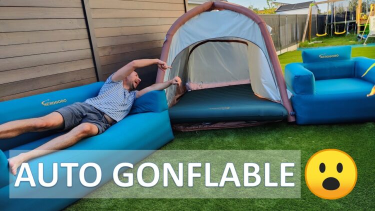 CULTE ❤️ Tente et canapé AUTO-GONFLABLE Aerogogo