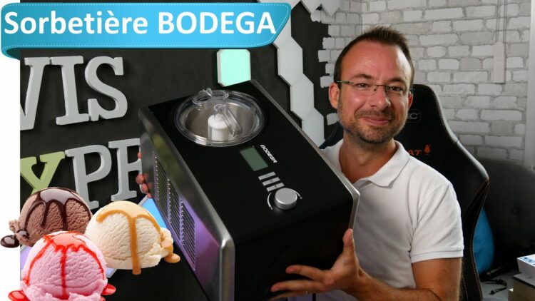 Sorbetière BODEGA ❤️ Faire des glaces est plus facile que prévu