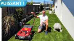 Test de la brosseuse dherbe synthétique MGS MonGazonSynthetique