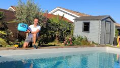 Test du nettoyeur de piscine sur batterie Wybot